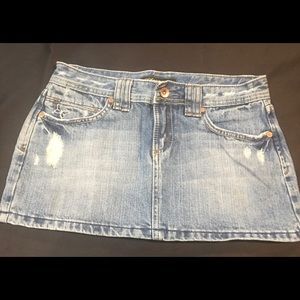 Denim mini skirt Size 27